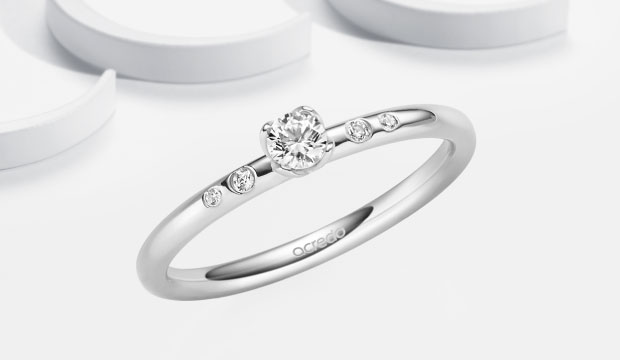 Diamant forlovelsesringe | acredo